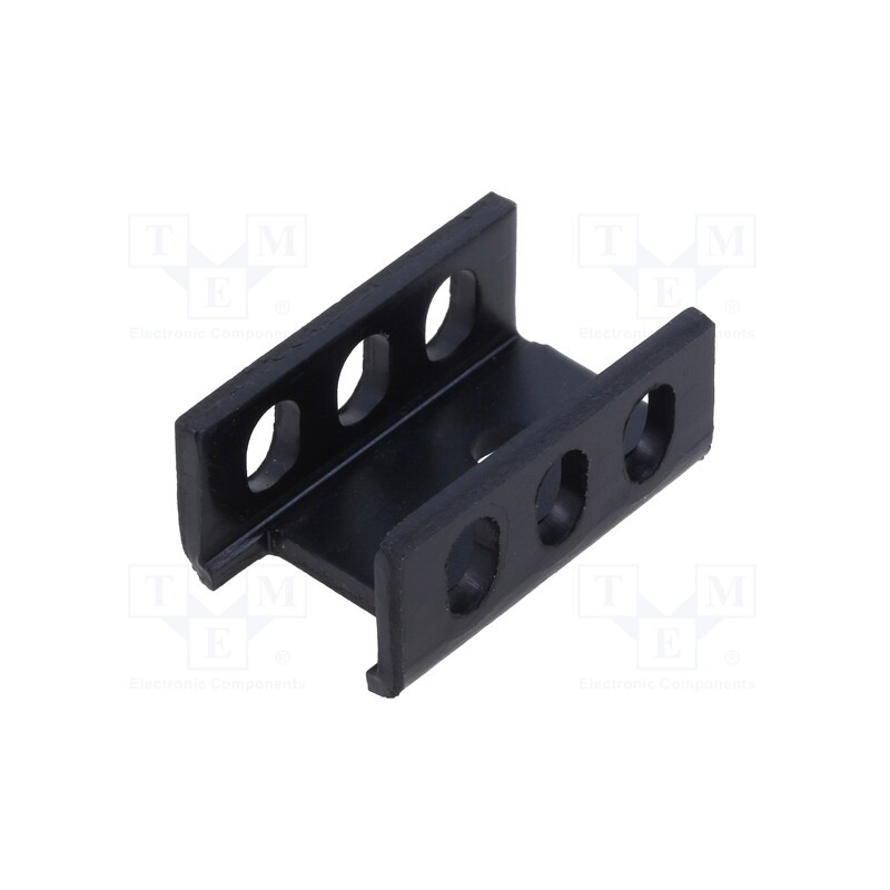 10 pcs : KL-112/25/A/SW - Heatsink: extruded, U, TO220, black, L: 25mm, W: 16mm, H: 11mm, 18°C/W