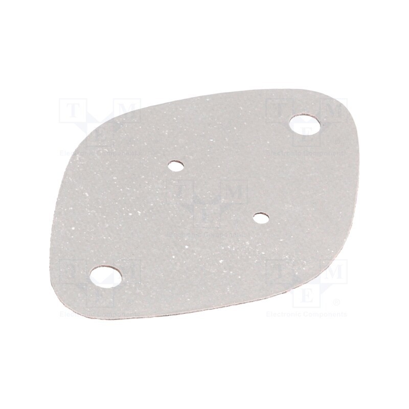50 pcs : SMICA TO3 - Heat transfer pad: silicone, TO3, 0.4K/W, L: 42mm, W: 28mm