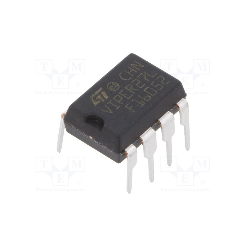 10 pcs : VIPER27LN - IC: driver, flyback, PWM controller, DIP7, 3A, 800V, Ch: 1, 54÷66kHz
