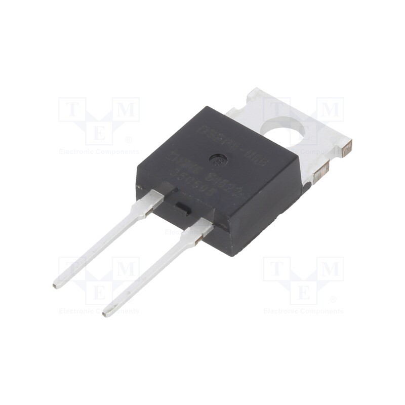 10 pcs : DSEP8-06B - Diode: rectifying, THT, 600V, 10A, , Ifsm: 50A, TO220AC, 60W, 30ns