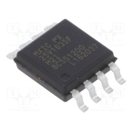 10 pcs : MX25V1635FM2I/TUBE - IC: FLASH memory, 16MbFLASH, 80MHz, 2.3÷3.6V, SOP8, serial