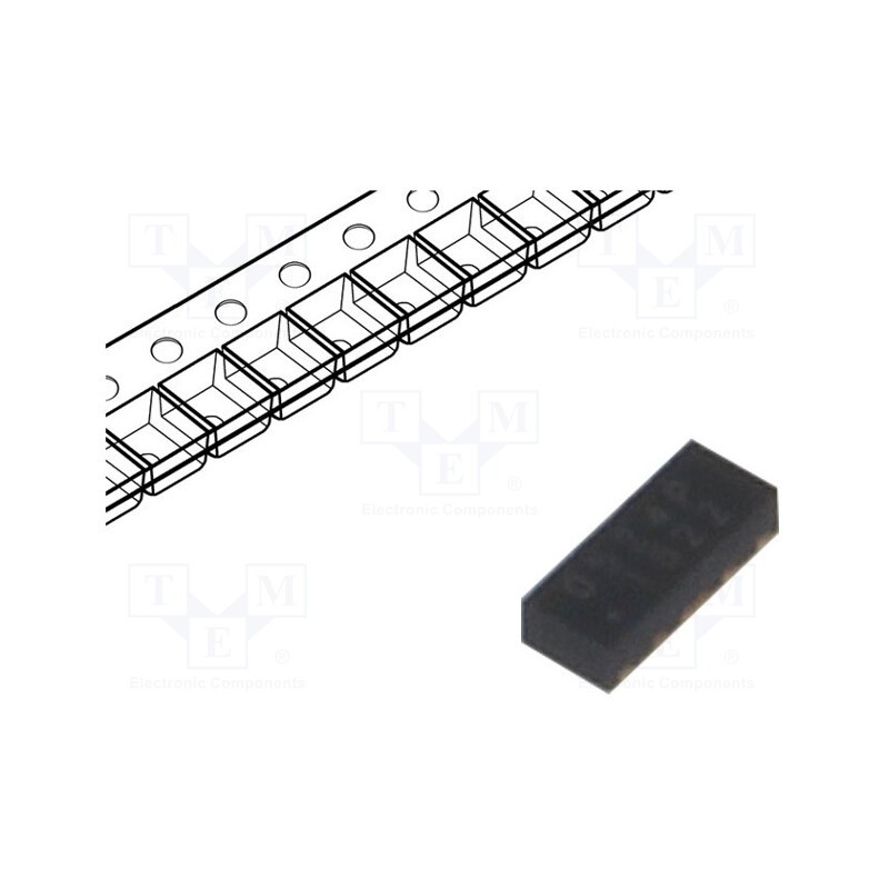10 pcs : RCLAMP0524PQTCT - Diode: diode arrays, 9V, 5A, 75W, unidirectional, SLP2510P8, Ch: 4