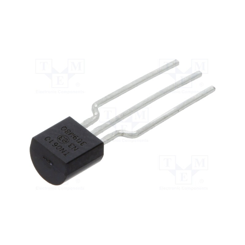 10 pcs : TN0610N3-G-P003 - Transistor: N-MOSFET, unipolar, 100V, 500mA, Idm: 3.2A, 1W, TO92