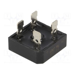 10 pcs : BR154 - Bridge rectifier: single-phase, Urmax: 400V, If: 15A, Ifsm: 300A