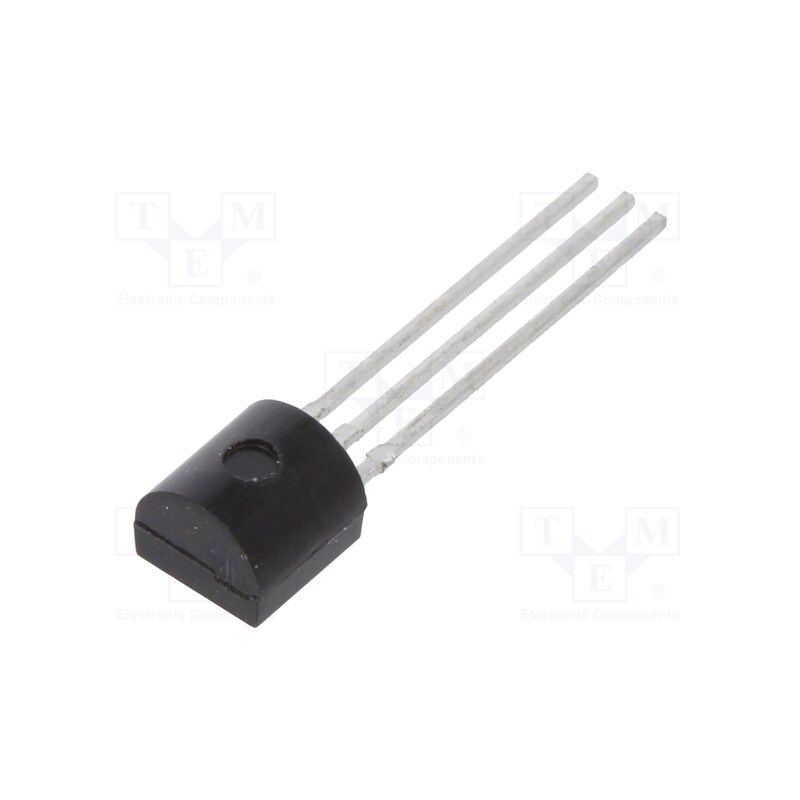 10 pcs : NTE289A - Transistor: NPN, bipolar, 80V, 0.5A, 0.6W, TO92