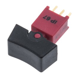 1 pcs - RS PRO SPDT, (On)-Off-(On) Rocker Switch Panel Mount