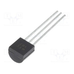 10 pcs : NTE107 - Transistor: NPN, bipolar, RF, 12V, 25mA, 0.2W, TO92