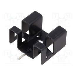 10 pcs : ATS-PCB1033 - Heatsink: extruded, U, TO220, black, L: 21.6mm, W: 25.4mm, H: 12.7mm