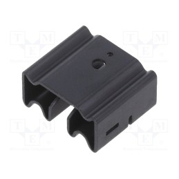 10 pcs : ATS-PCB1044 - Heatsink: extruded, TO220, black, L: 19mm, W: 22mm, H: 11mm, aluminium