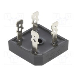 10 pcs : MBR158 - Bridge rectifier: single-phase, Urmax: 800V, If: 15A, Ifsm: 300A