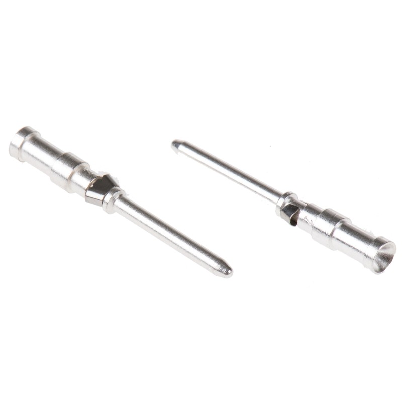 10 pcs - H-D 1.6 Male 10A Contact for use with Heavy Duty Power Connectors