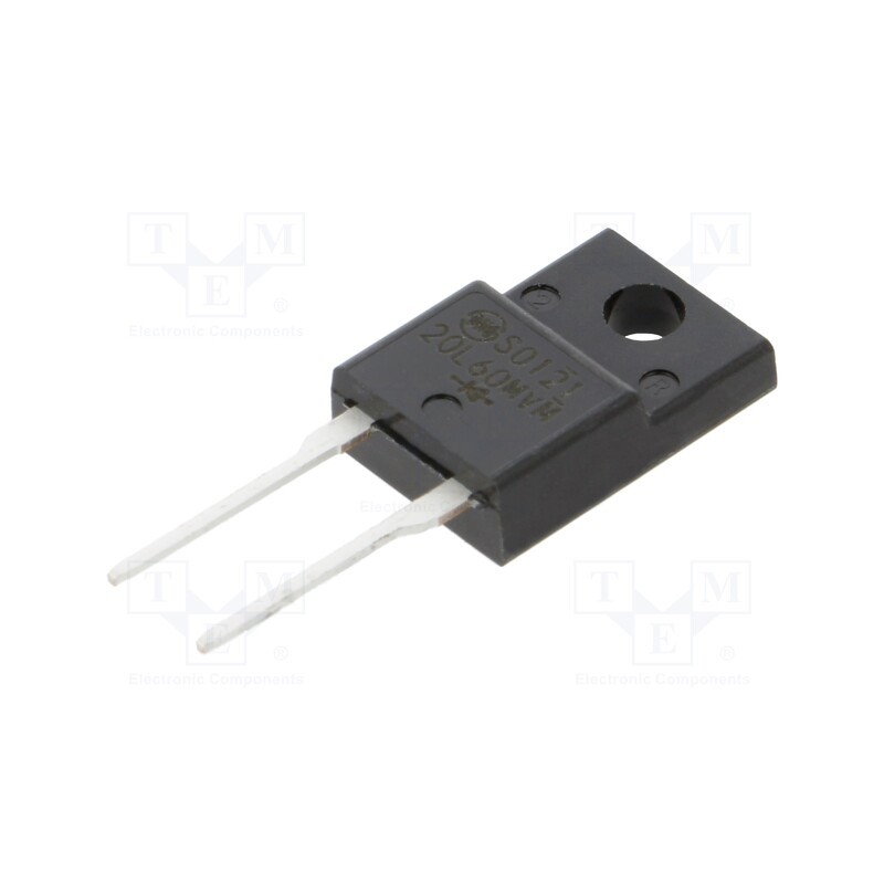 10 pcs : SF20L60MVM-5600 - Diode: rectifying, THT, 600V, 20A, , Ifsm: 430A, Ufmax: 1.1V