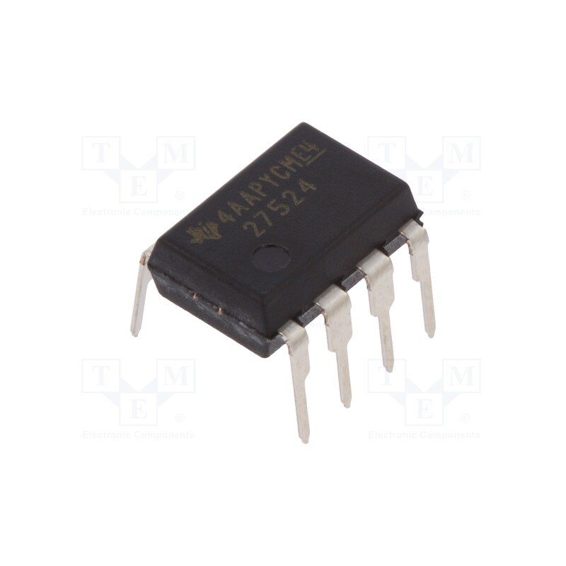 10 pcs : UCC27524P - IC: driver, low-side,gate driver, DIP8, -5÷5A, Ch: 2, 4.5÷18VDC