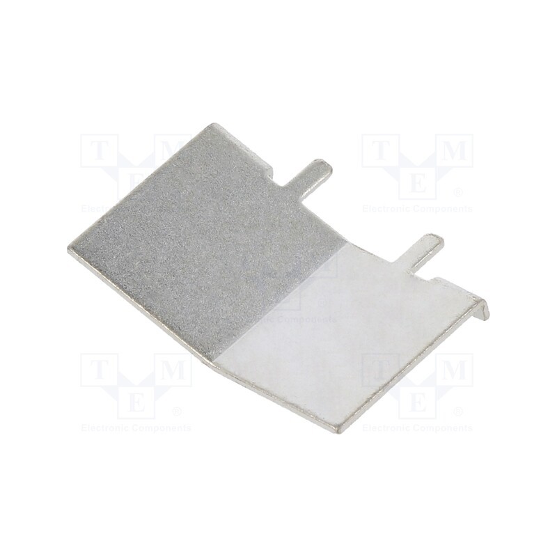 10 pcs : ATS-PCBT1091 - Heatsink: extruded, flat, TO220, silver, L: 20mm, W: 31mm, H: 800um