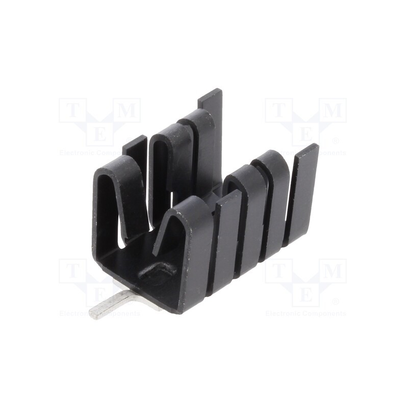 10 pcs : FK 237 SA 220 V - Heatsink: moulded, TO221, black, L: 25.4mm, W: 14.5mm, H: 13.51mm