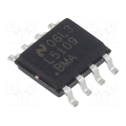 10 pcs : LM5109BMA/NOPB - IC: driver, high-/low-side,MOSFET gate driver, SO8, -1÷1A, Ch: 2