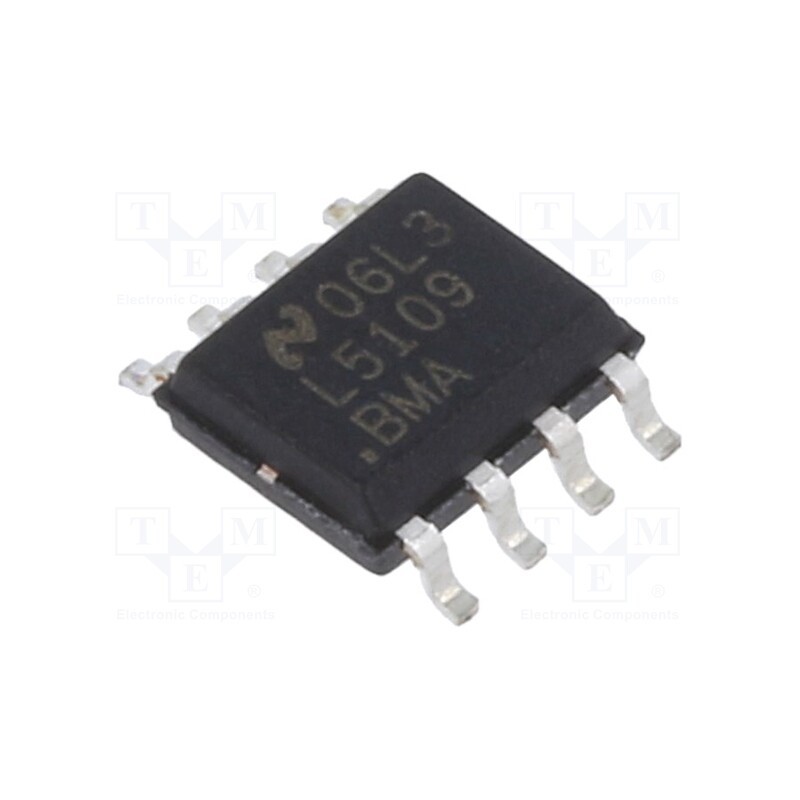 10 pcs : LM5109BMA/NOPB - IC: driver, high-/low-side,MOSFET gate driver, SO8, -1÷1A, Ch: 2