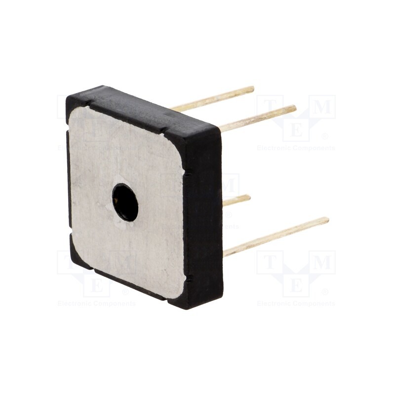 10 pcs : KBPC1510WP - Bridge rectifier: single-phase, Urmax: 1kV, If: 15A, Ifsm: 270A