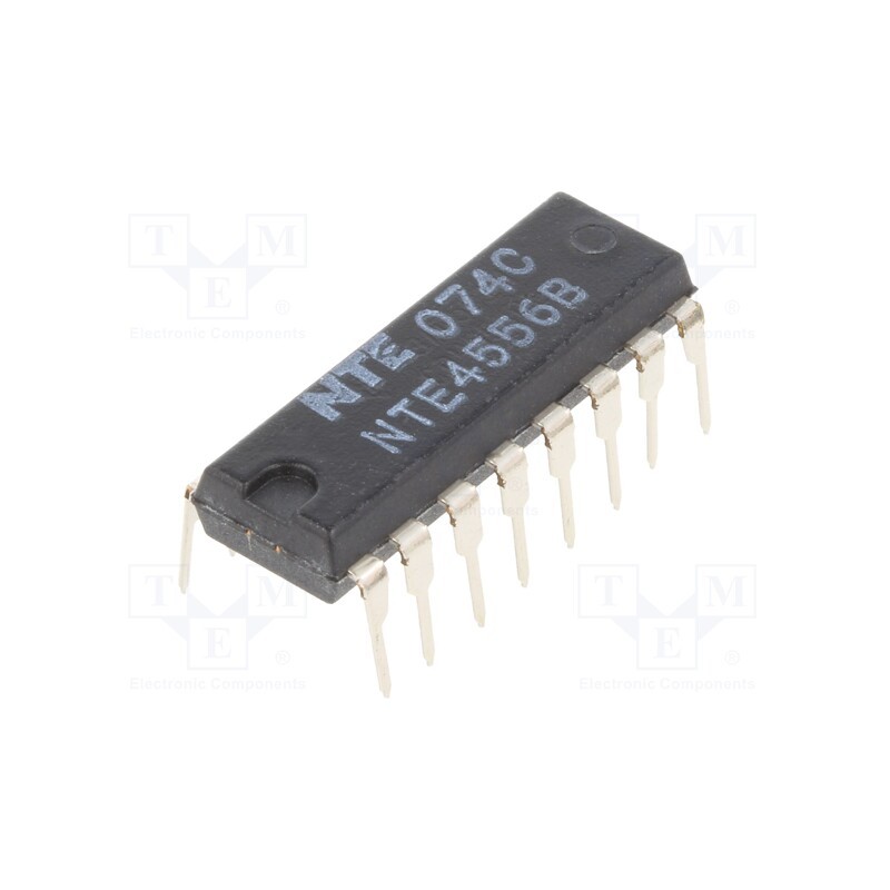 10 pcs : NTE4556B - IC: digital, binary 1 to 4,decoder,demultiplexer, Ch: 2, CMOS, THT