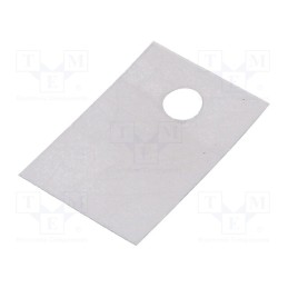 200 pcs : GL 530 - Heat transfer pad: mica, TO220, L: 18mm, W: 12mm, transparent