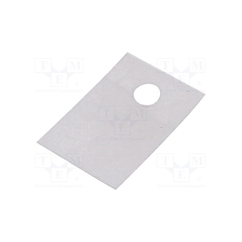 200 pcs : GL 530 - Heat transfer pad: mica, TO220, L: 18mm, W: 12mm, transparent