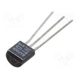 10 pcs : NTE108 - Transistor: NPN, bipolar, 15V, 50mA, 0.625W, TO92