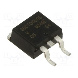 10 pcs : VS-30CTQ060S-M3 - Diode: Schottky rectifying, SMD, 60V, 15Ax2, D2PAK,
