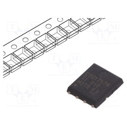 10 pcs : CSD17579Q5AT - Transistor: N-MOSFET, unipolar, 30V, 25A, 36W, VSONP8, 5x6mm