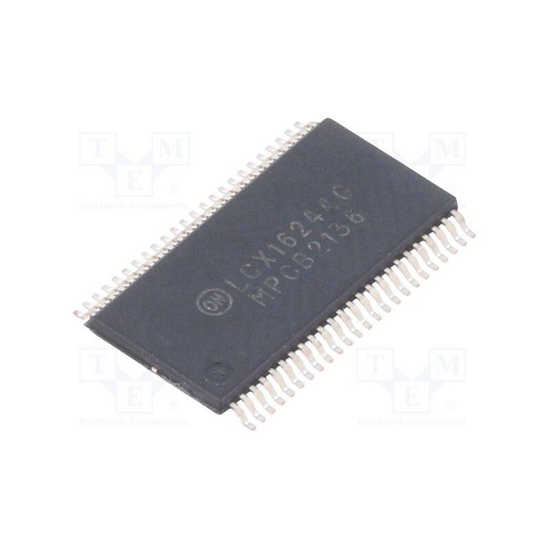 10 pcs : MC74LCX16244DTG - IC: digital, buffer,non-inverting,line driver, Ch: 16, SMD, LCX