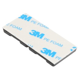 1 Bag of 50 - RS PRO Self Adhesive Black Cable Tie Mount 29.2 mm x 29.2mm, 5.5mm Max. Cable Tie Width