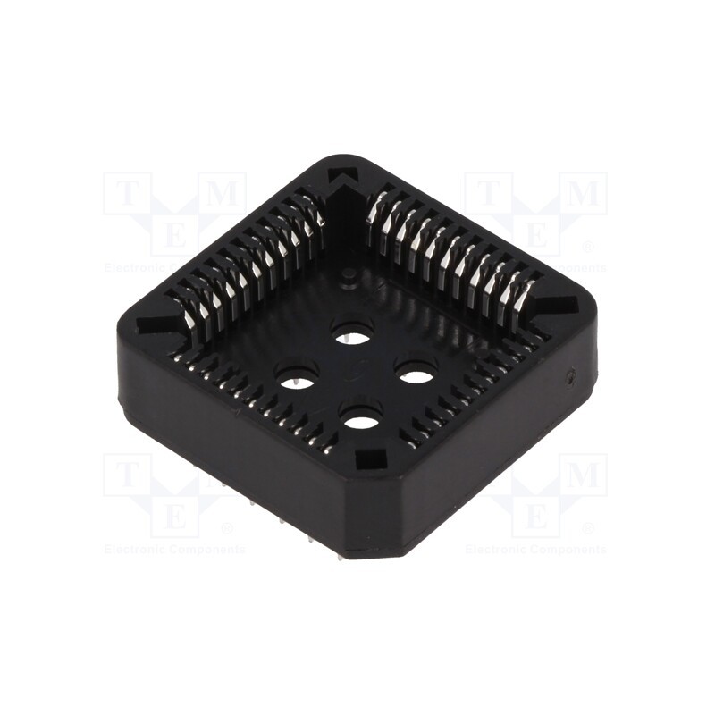 10 pcs : PLCC 44 - Socket: integrated circuits, PLCC44, THT, phosphor bronze, tinned