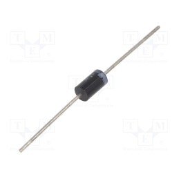 10 pcs : NTE5121A - Diode: Zener, 5W, 7.5V, Ø9,52x5,21mm, single diode, 10uA