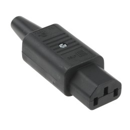 1 pcs - Schurter C13 Cable Mount IEC Connector Socket, 10A, 250 V