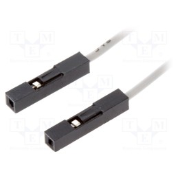 10 set : CAB/GR - Connection cable, PIN: 1, grey, 10pcs, 250mm