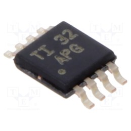 10 pcs : TLV2372IDGKR - IC: operational amplifier, 3MHz, Ch: 2, VSSOP8,