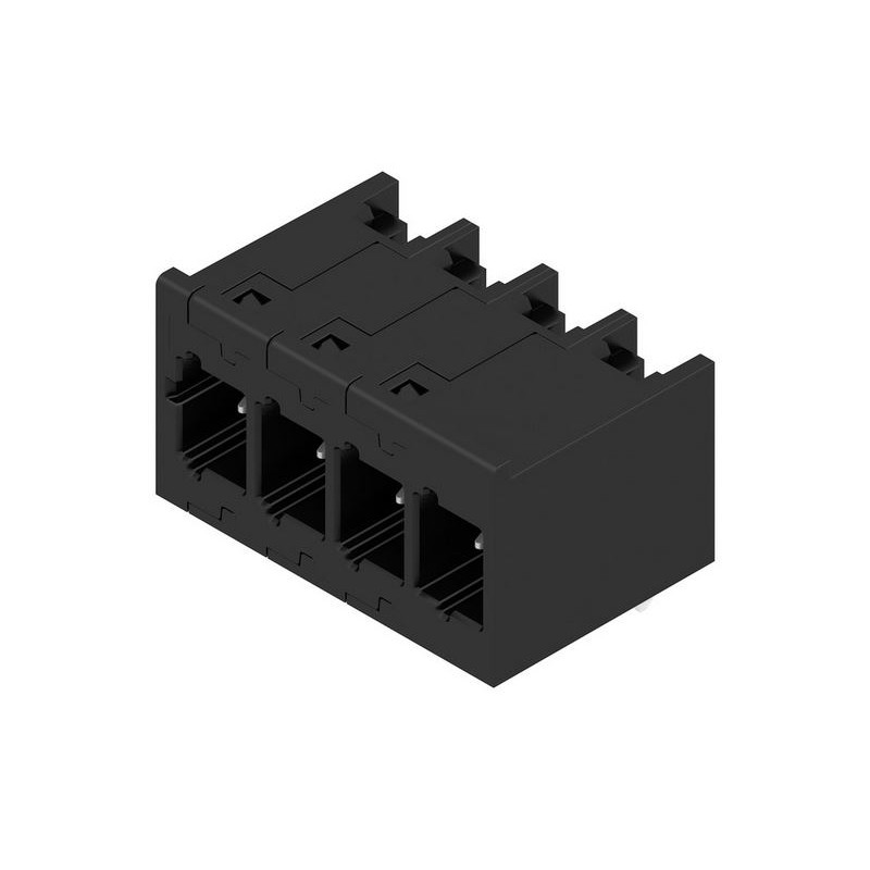 25 pcs - Weidmuller 5mm Pitch 4 Way Pluggable Terminal Block, Header, Plug-In