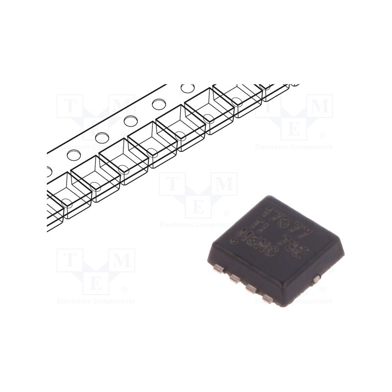 10 pcs : CSD17577Q3AT - Transistor: N-MOSFET, unipolar, 30V, 35A, 53W, VSONP8, 3.3x3.3mm