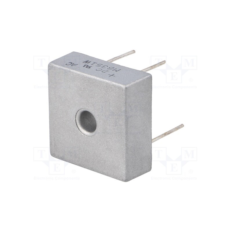 10 pcs : MB351W - Bridge rectifier: single-phase, Urmax: 100V, If: 35A, Ifsm: 400A