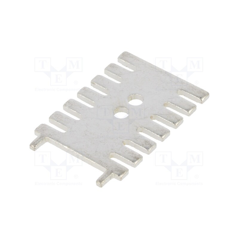 10 pcs : ATS-PCBT1093 - Heatsink: extruded, flat, TO220, silver, L: 31.8mm, W: 23.2mm, copper