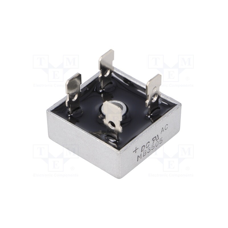10 pcs : MB3505 - Bridge rectifier: single-phase, Urmax: 50V, If: 35A, Ifsm: 400A