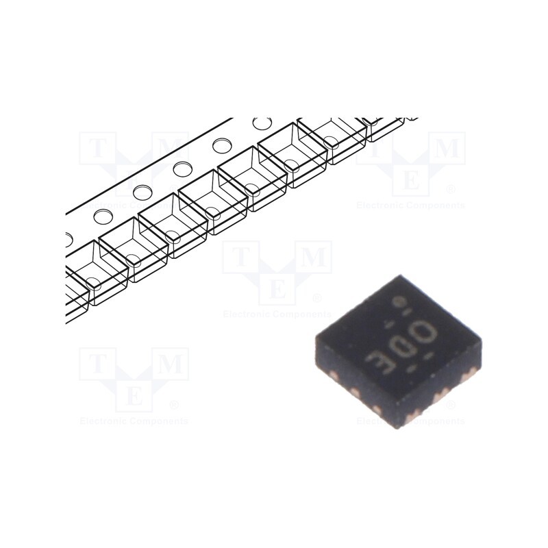 10 pcs : TPS70950DRVT - IC: voltage regulator, LDO,fixed, 5V, 0.15A, WSON6, SMD,