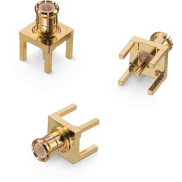 1 pcs - Wurth Elektronik WR-MCX Series, Plug Through Hole MCX Connector, 50Ω, Solder Termination, Straight Body
