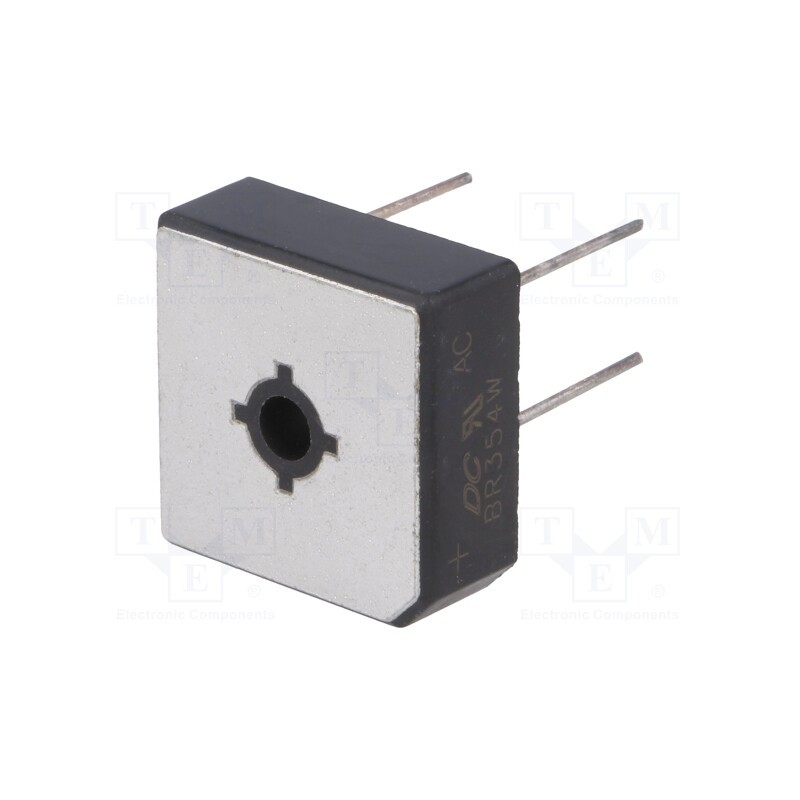 10 pcs : BR354W - Bridge rectifier: single-phase, Urmax: 400V, If: 35A, Ifsm: 400A