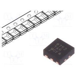 10 pcs : CSD87502Q2T - Transistor: N-MOSFET, unipolar, 30V, 5A, 2.3W, WSON6, 2x2mm