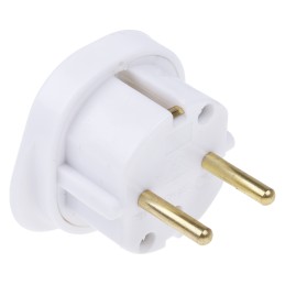 1 pcs - RS PRO UK to Europe Travel Adapter, Rated At 7.5A