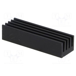 10 pcs : ICKSMDF26SA - Heatsink: extruded, black, L: 26mm, W: 8mm, H: 6mm, 26K/W, aluminium