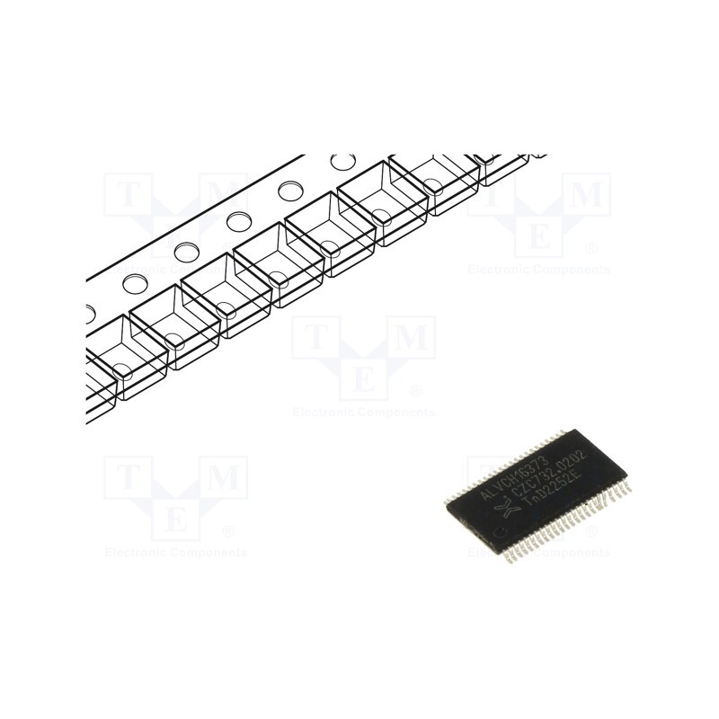 10 pcs : 74ALVCH16373DGG:11 - IC: digital, 16bit,3-state,D latch, Ch: 2, IN: 10, CMOS,TTL, SMD