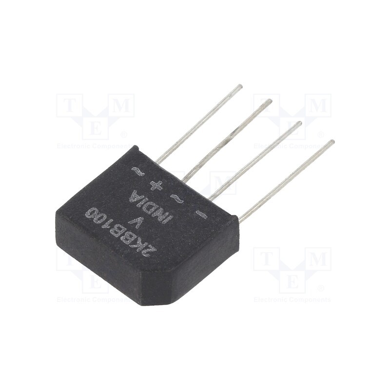 10 pcs : VS-2KBB100 - Bridge rectifier: single-phase, Urmax: 1kV, If: 1.9A, Ifsm: 50A