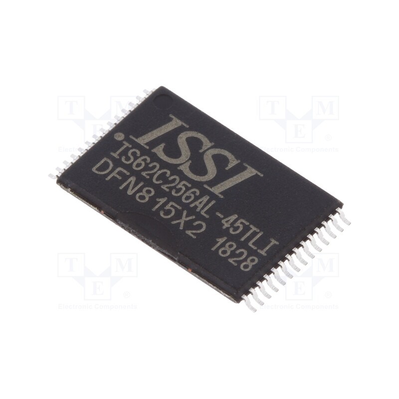 10 pcs : IS62C256AL-45TLI - IC: SRAM memory, 256kbSRAM, 32kx8bit, 5V, 45ns, TSOP28, parallel