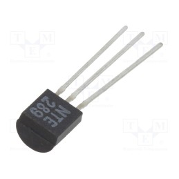10 pcs : NTE289 - Transistor: NPN, bipolar, 30V, 0.8A, 0.6W, TO92
